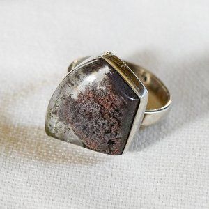 Lavender Sterling Silver Ring, Sz 7.5